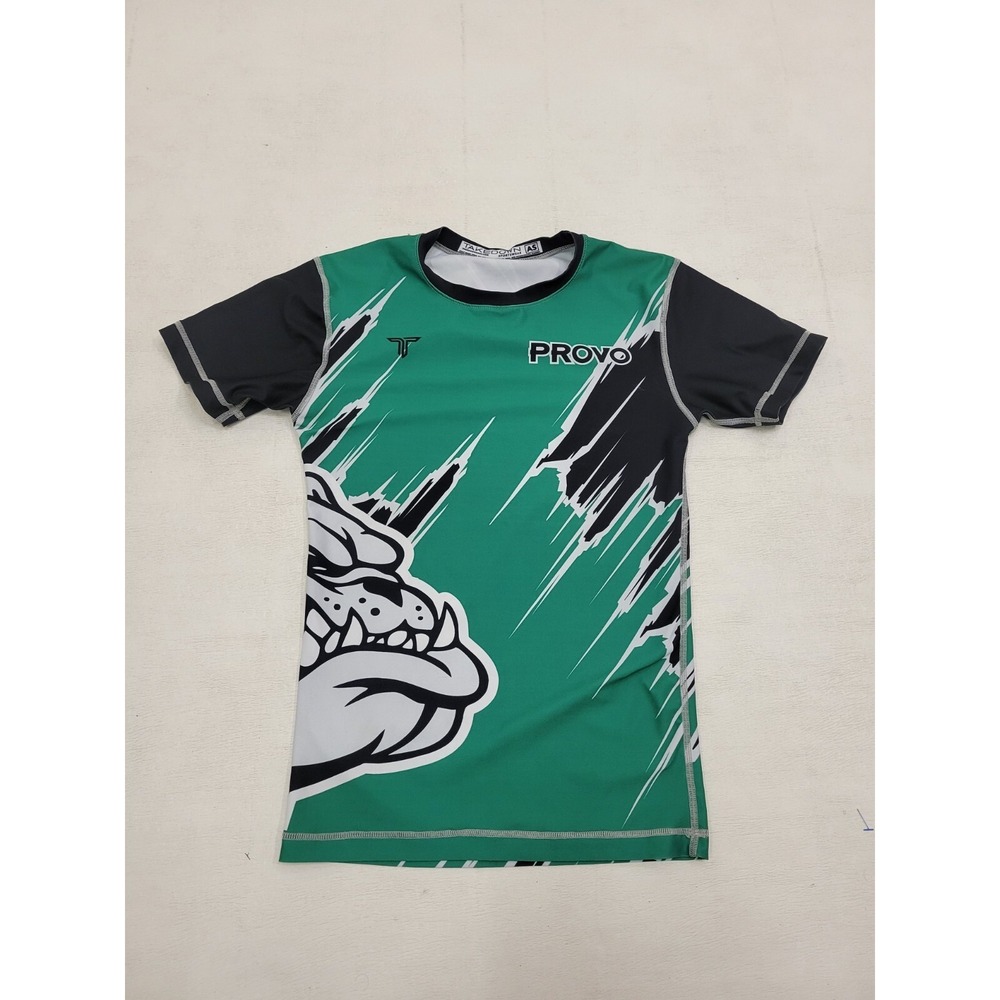 Takedown Wrestling Singlet Top Compression shirt Rashguard‎ Men's Sz S Jiu Jitsu